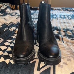 Sorel Black Ankle Booties